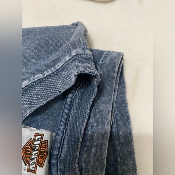 Harley-Davidson‎ Charcoal Graphic Tee Men Colorado Springs Size Large Y2K Biker - Picture 9 of 10